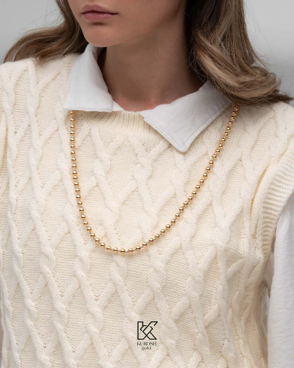 گردنبند رولباسی بال چین