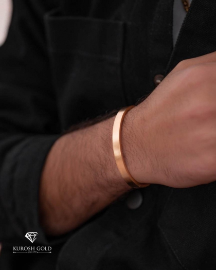 دستبند مردانه مات طرح کارتیر 